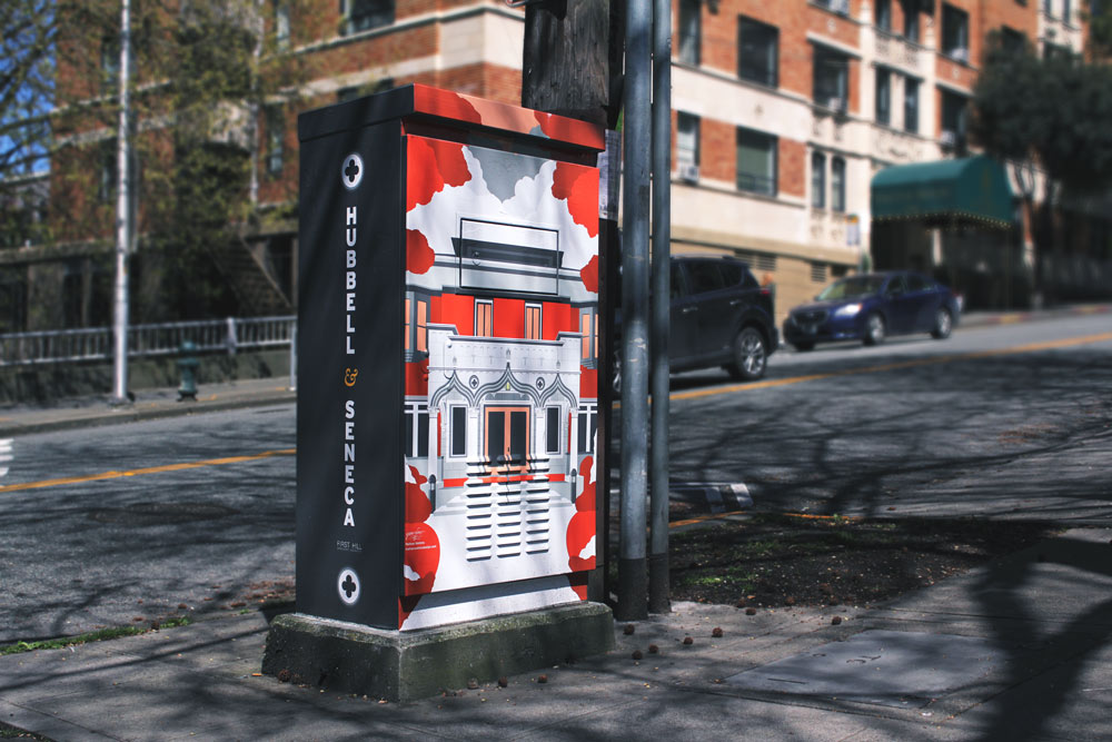 Public Art: Signal Boxes Across First Hill