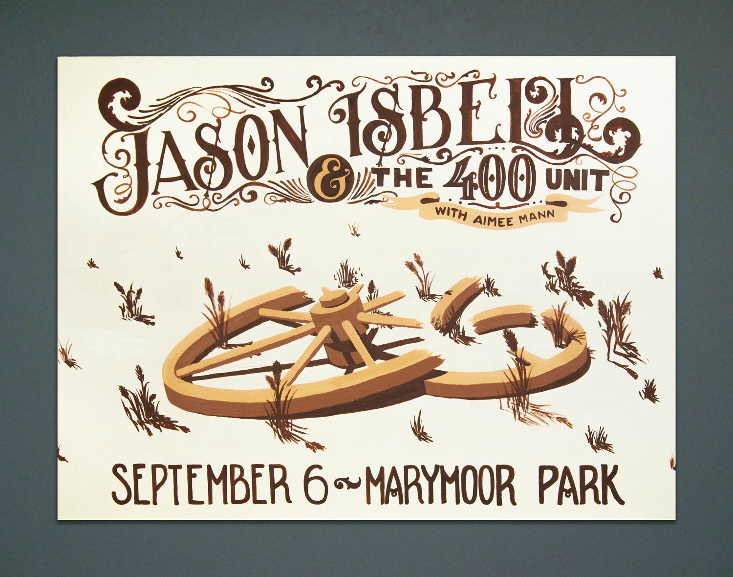 AEG Presents: Marymoor Concert Series Promotional Band Poster Paintings